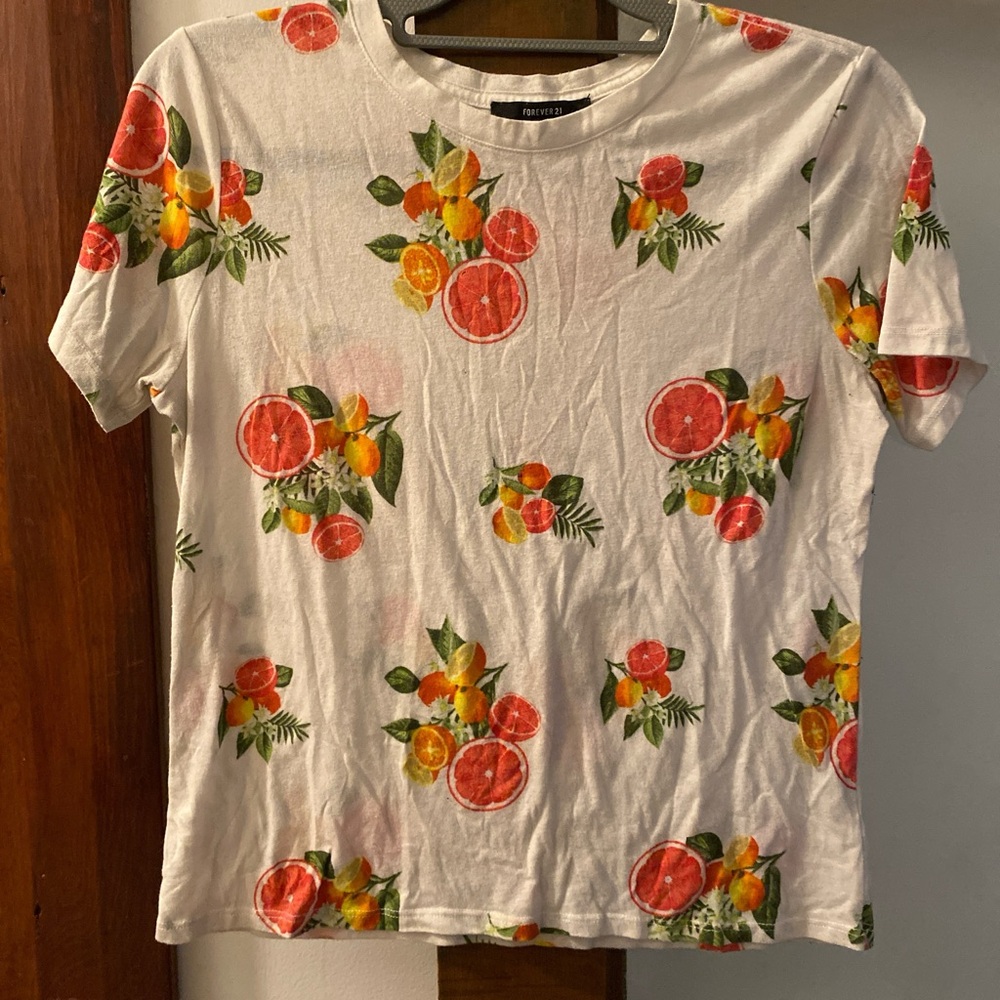 Forever 21 citrus print t-shirt!